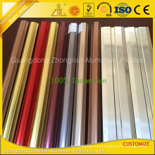 Colorful Electrophoresis Aluminium Extrusions for Furnitures Decoration